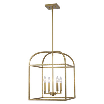 Sabriel Four Light Pendant in Antique Gold (110|11814 AG)