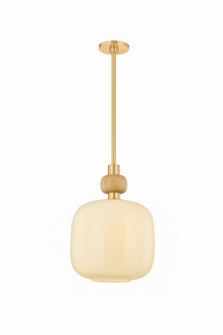 Elise One Light Pendant in Aged Brass (428|H1149701S-AGB)
