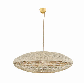 Erin One Light Pendant in Aged Brass (428|H1118701L-AGB)