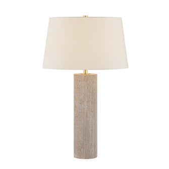 Highland Mills One Light Table Lamp in Aged Brass (70|L3029-AGB)