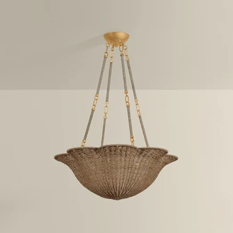 Ardonia Four Light Chandelier in Vintage Gold Leaf (70|1074-VGL)