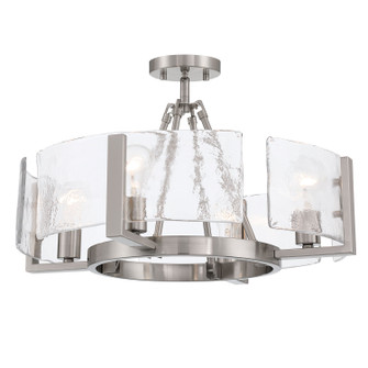 Aenon Four Light Semi-Flush Mount in Pewter (62|3164-4SF PW-HWG)