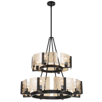 Aenon 12 Light Chandelier in Matte Black (62|3164-4-8 BLK-AWG)