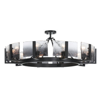 Aenon Ten Light Semi-Flush Mount in Matte Black (62|3164-10SF BLK-SWG)
