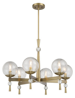 Populuxe Six Light Chandelier in Oxidized Aged Brass (7|1336-923)