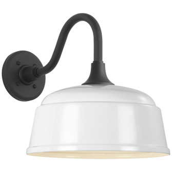 Academy Barn Light LED Barn Light in Matte Black (268|TOB 2816MBK/S6-WHT)