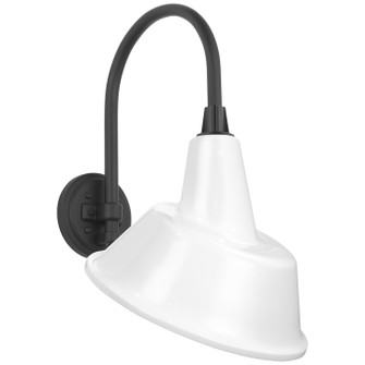 Academy Barn Light LED Barn Light in Matte Black (268|TOB 2814MBK/S3-WHT)