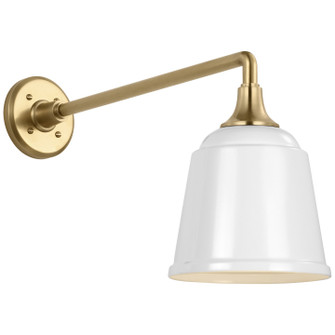 Academy Barn Light LED Barn Light in Hand-Rubbed Antique Brass (268|TOB 2812HAB/S5-WHT)