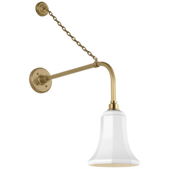 Academy Barn Light LED Barn Light in Hand-Rubbed Antique Brass (268|TOB 2810HAB/S8-WHT)