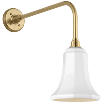 Academy Barn Light LED Barn Light in Hand-Rubbed Antique Brass (268|TOB 2809HAB/S8-WHT)