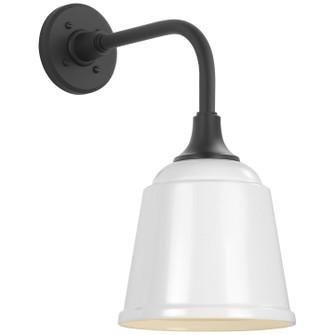 Academy Barn Light LED Barn Light in Matte Black (268|TOB 2808MBK/S5-WHT)
