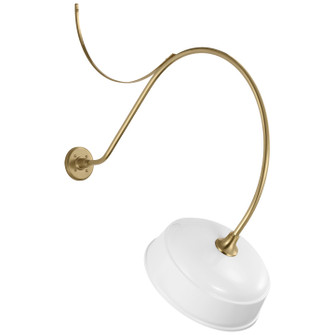 Academy Barn Light LED Barn Light in Hand-Rubbed Antique Brass (268|TOB 2807HAB/S7-WHT)