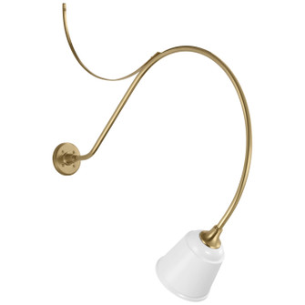 Academy Barn Light LED Barn Light in Hand-Rubbed Antique Brass (268|TOB 2807HAB/S5-WHT)