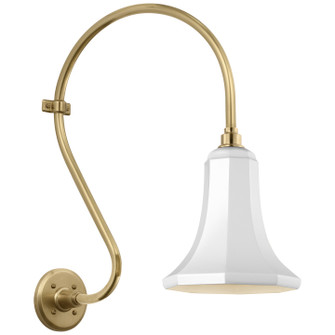 Academy Barn Light LED Barn Light in Hand-Rubbed Antique Brass (268|TOB 2804HAB/S9-WHT)