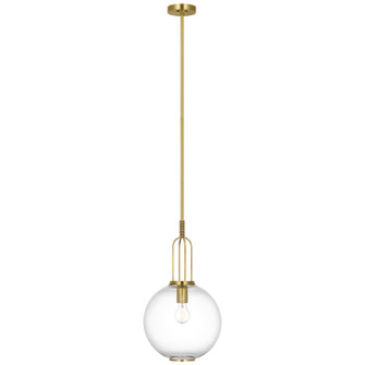 Meir LED Pendant in Soft Brass (268|MF 5225SB-CG)