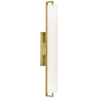 Bowen LED Bath Sconce in Hand-Rubbed Antique Brass (268|IKF 2524HAB-WG)