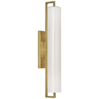 Bowen LED Bath Sconce in Hand-Rubbed Antique Brass (268|IKF 2522HAB-WG)