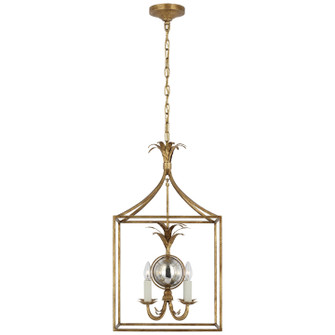 Gramercy LED Lantern in Gilded Iron (268|CHC 5187GI)