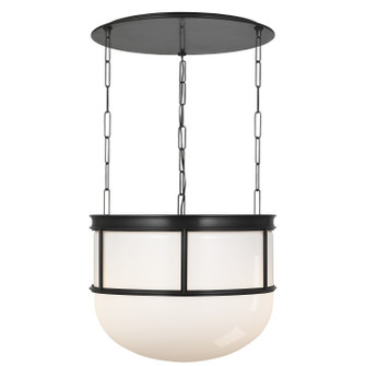 Martil LED Lantern in Bronze with White Glass (268|CHC 5126BZ-WG)