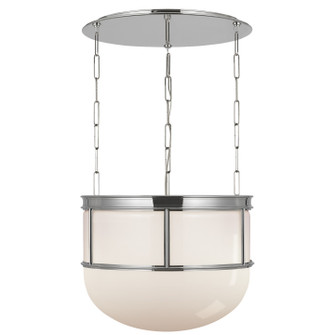 Martil LED Lantern in Polished Nickel with White Glass (268|CHC 5126PN-WG)