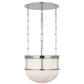 Martil LED Lantern in Polished Nickel with White Glass (268|CHC 5125PN-WG)