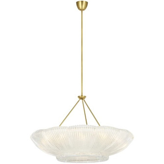 Claude LED Chandelier in Hand-Rubbed Antique Brass (268|ARN 5190HAB-CGR)