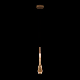 Rain LED Pendant in Ombre Copper/Copper Glass (48|100172-8)