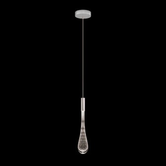 Rain LED Pendant in Ombre Silver/Silver Glass (48|100172-7)
