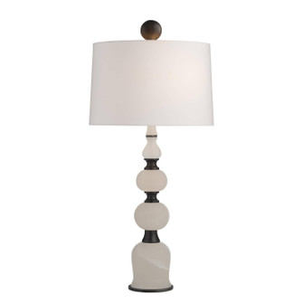Minaret Two Light Table Lamp in White/English Bronze (314|GDPTC02-829)
