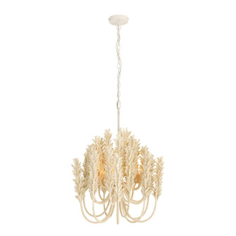 Kaia Three Light Chandelier in Ivory/White (314|DSS05)