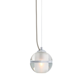 Noble One Light Pendant in Clear/Chrome (314|DPC41)