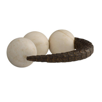 Sonora Sculpture in White/Bronze (314|ASI22)