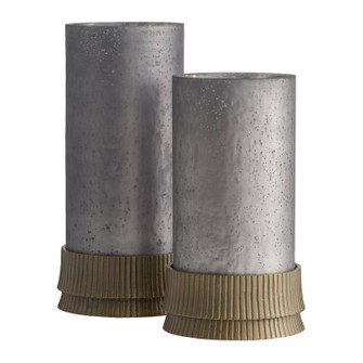 Evelique Hurricanes, Set of 2 in Antique Brass/Matte Antique Mercury (314|ACI10)