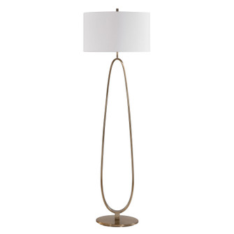 Tordin One Light Floor Lamp in Antique Brass (52|30787)