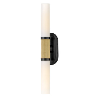 Thayer LED Wall Sconce in Lacquered Brass (13|56882LCB-BK)