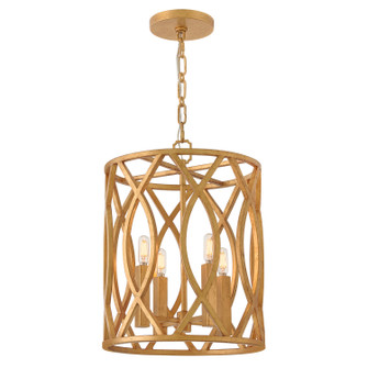 Leona LED Pendant in Distressed Brass (13|45787DA)