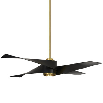 Artemis IV 64''Ceiling Fan in Soft Brass With Matte Black Blades (15|F903L-SBR/MBK)