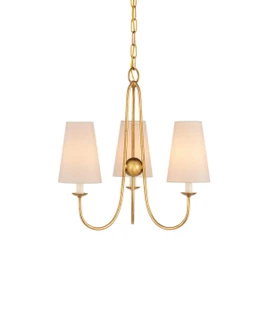 Brayden Three Light Chandelier in Antique Gold Leaf (142|9000-1483)