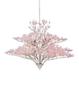 Fiorella 12 Light Chandelier in Pink / Contemporary Silver Leaf (142|9000-1427)