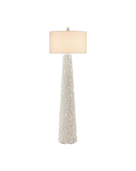 Turbinella One Light Floor Lamp in Sugar White / Natural (142|8000-0189)