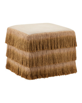 Jute Ottoman in Bronze / Beige (142|7000-1302)