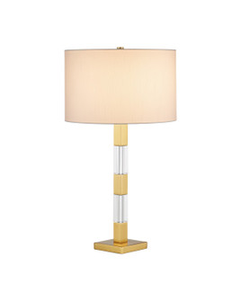 Toshiro One Light Table Lamp in Clear / Satin Brass (142|6000-1125)
