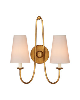 Brayden Two Light Wall Sconce in Antique Gold Leaf (142|5000-0318)
