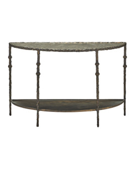 Spalzato Console Table in Aged Brass / Antique Glass (142|4000-0285)