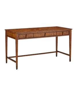 Evie Writing Desk in Mappa Burl / Brass (142|3000-0343)
