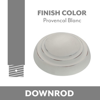 Minka Aire Down Rod in Provencal Blanc (15|DR548-PBL)
