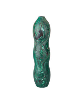 Tamarind Vase in Marbleized Dark Green (142|1200-1116)