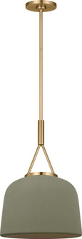 Liora One Light Pendant in Estate Brass (454|SCRJPD166EBSSS)