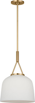 Liora One Light Pendant in Estate Brass (454|SCRJPD166EBSOEG)