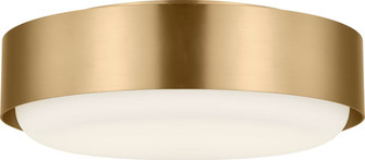 Aurelle Two Light Flush Mount in Estate Brass (454|SCRJFM186EBSOEG)